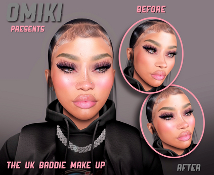 Second Life Marketplace - Omiki. Uk baddie makeup kit evo x